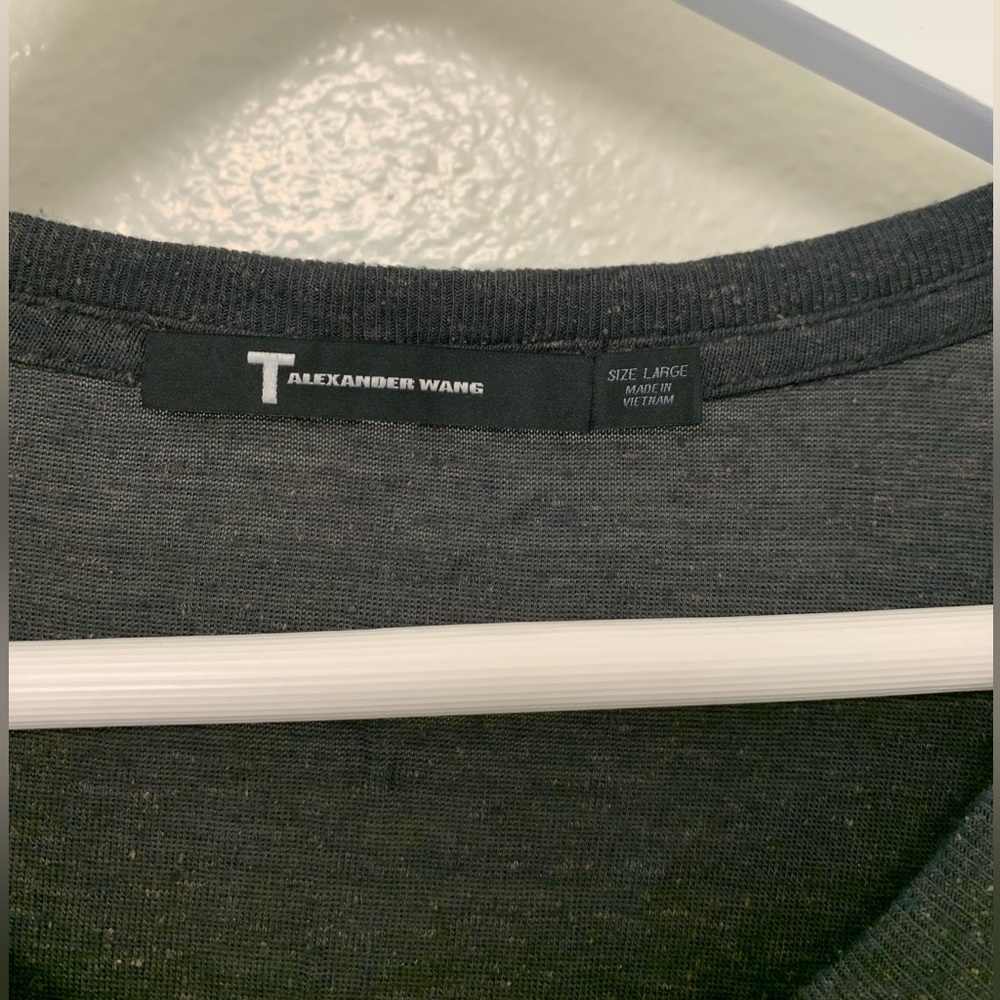 3 black Alexander Wang T-shirts